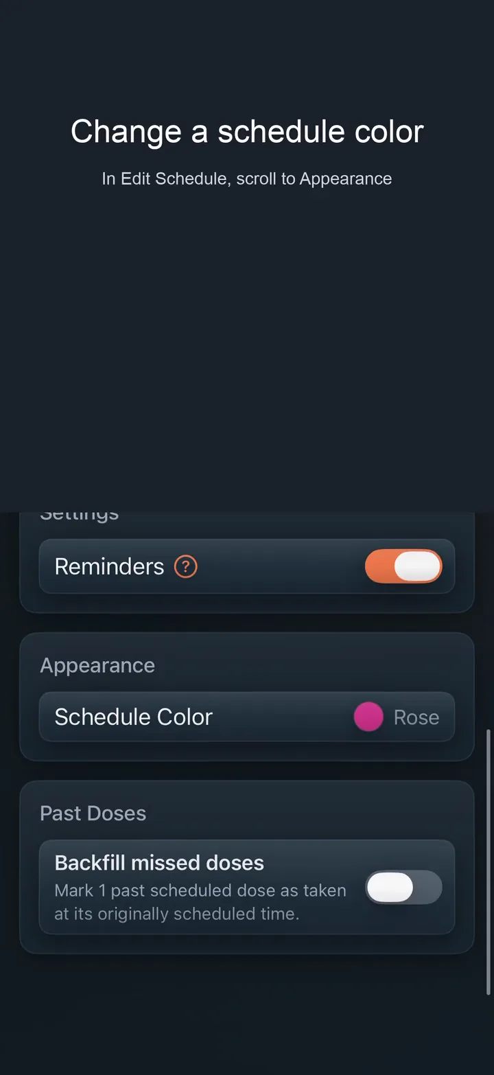 Schedule Color picker in PeptideCalc